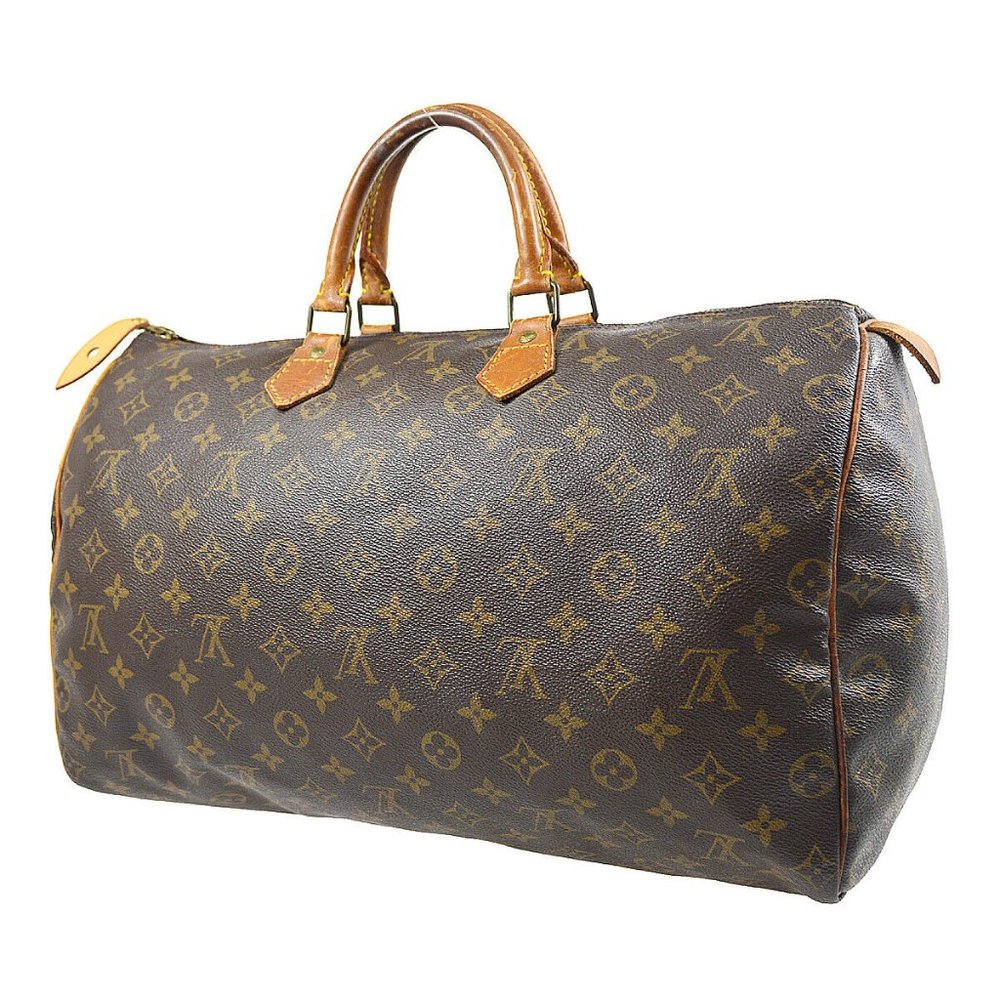 authentic LOUIS VUITTON SPEEDY 40 HAND BAG PURSE MONOGRAM - Picture 3 of 13